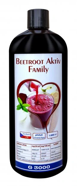 Beetroot Aktiv Family 1 000 ml – červená řepa (sirup)
