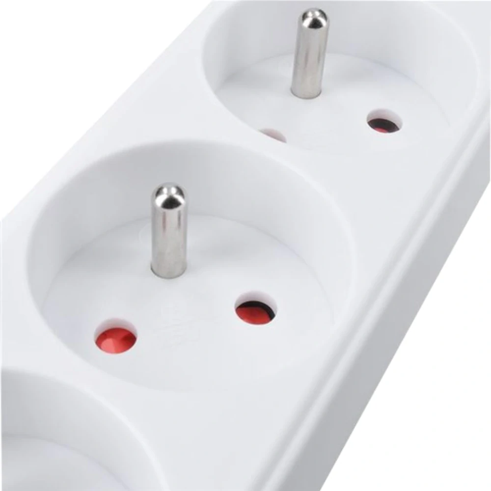 Prodlužovací přívod 7 m, 3 zásuvky, 3×1 mm², bílý