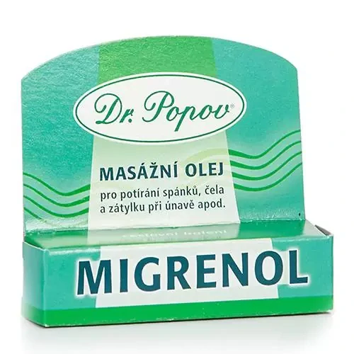 Migrenol – masážní olej roll-on 6 ml (Dr. Popov)