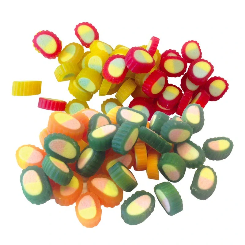DUO ovocné želé pendreky 900 g – jahoda, citron, broskev, limeta