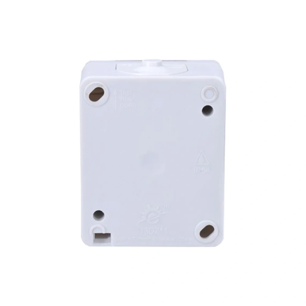 Zásuvka do vlhka IP54, nástěnná, šedá, 16 A / 250 V
