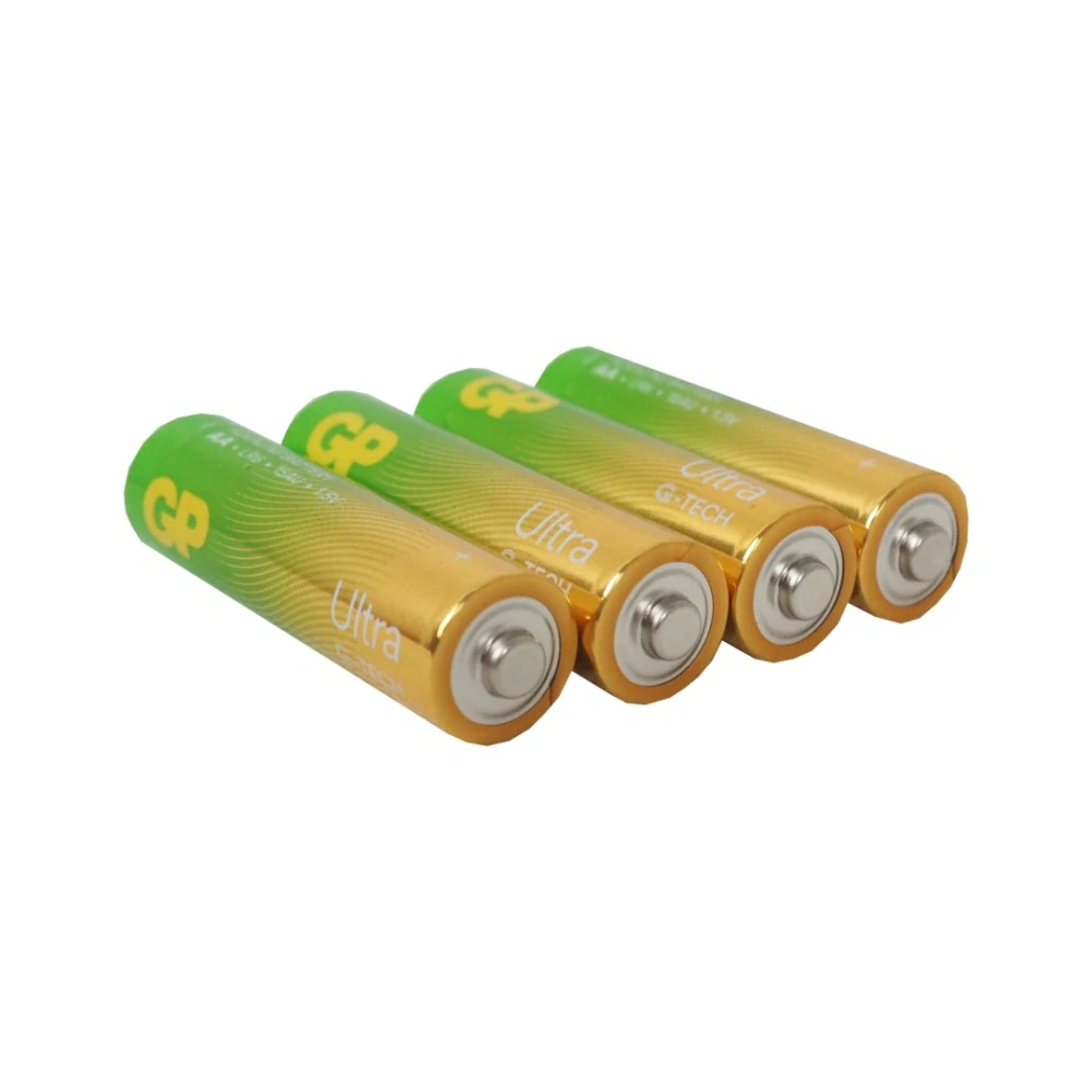 GP Ultra Alkaline AA (LR6) 1,5 V – baterie, blistr 4 ks