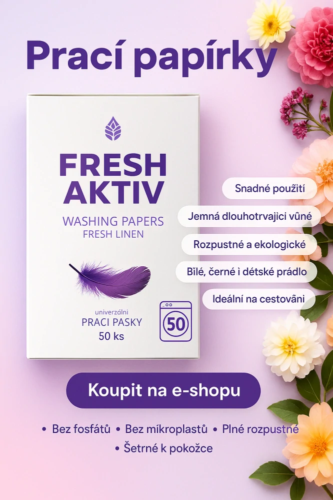 FRESH AKTIV prací papírky 50 ks