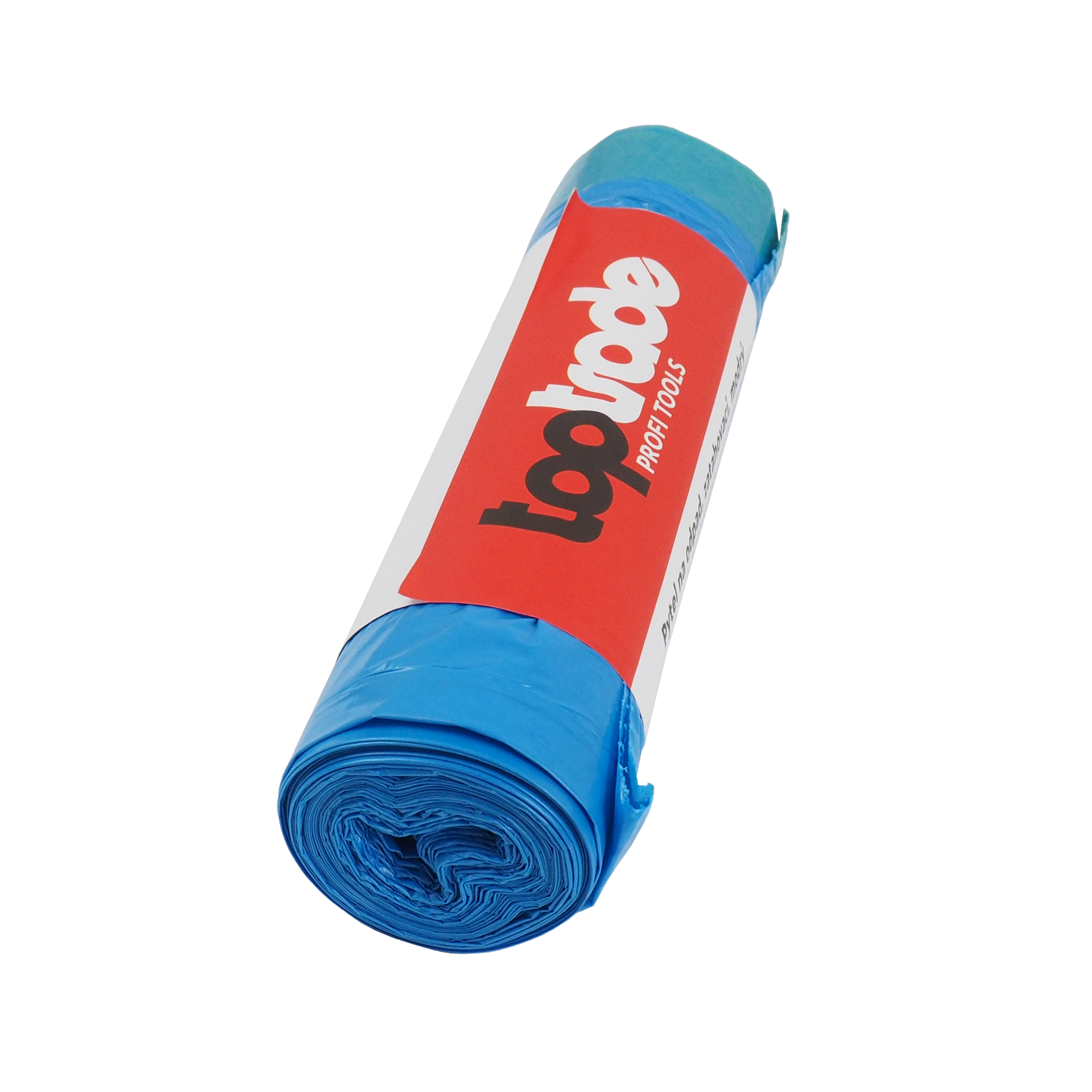 TOPTRADE pytel na odpad, balení 10 ks, 25 µ, zatahovací, 60 l