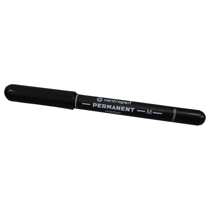 Levně CENTROPEN permanentní značkovač 2846/1, černý, 1 mm, sada 10 ks (Válcový hrot, lihový inkoust; pro plast, sklo, kov a keramiku)