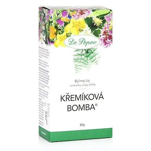 Levně Křemíková bomba® – sypaný bylinný čaj 50 g (Bylinná směs s přesličkou a kopřivou pro pokožku, vlasy a nehty)