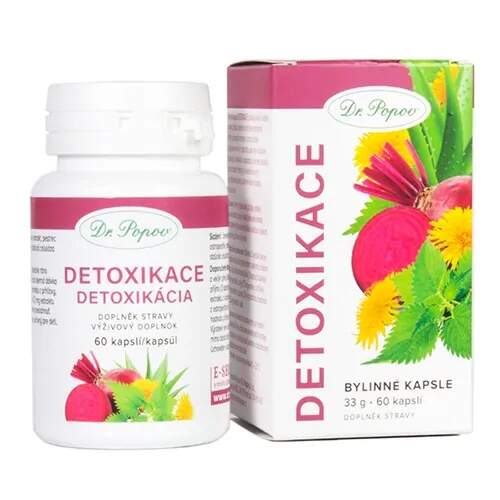 Levně Bylinné kapsle Detoxikace, 60 kapslí (Doplněk stravy se směsí bylinných extraktů pro očistný režim.)