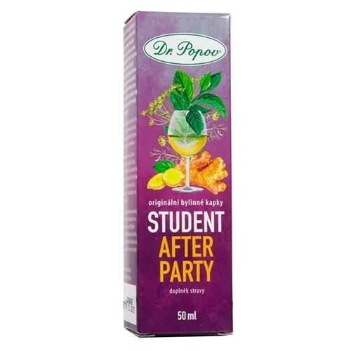 Levně Student After Party – bylinné kapky 50 ml (Doplněk stravy s bylinnými extrakty v praktickém kapkovém balení.)