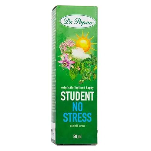 Levně Student NO STRESS bylinné kapky 50 ml (Podpora zklidnění a soustředění. Doplněk stravy.)