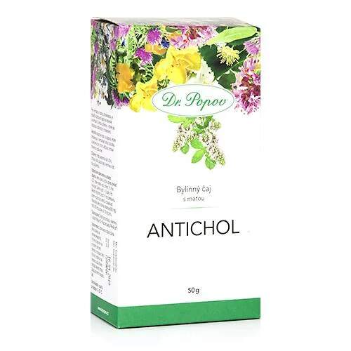 Levně Antichol – sypaný bylinný čaj 50 g (Směs s mátou, pampeliškou a pýrem pro podporu trávení a jaterní pohody)