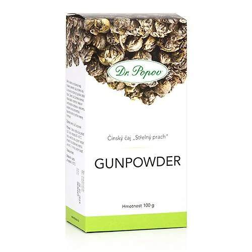 Gunpowder – zelený čaj, 100 g (Tradiční čínský sypaný zelený čaj s plnou chutí.)