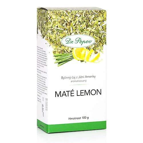 Levně Maté Lemon bylinný čaj, 100 g (S citronovou trávou, osvěžující chuť, přírodní citronové aroma. Obsahuje kofein.)