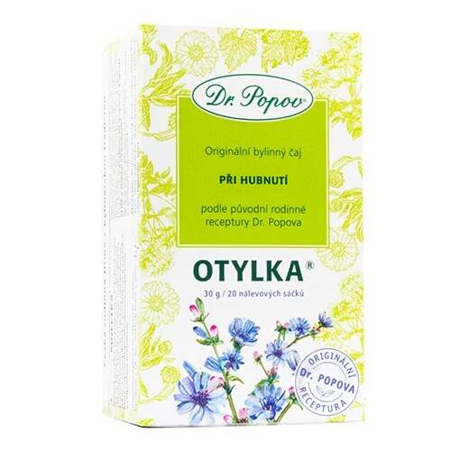 Levně Otylka®, porcovaný čaj 30 g (Bylinný čaj s maté, ibiškem a čekankou • 20 nálevových sáčků)