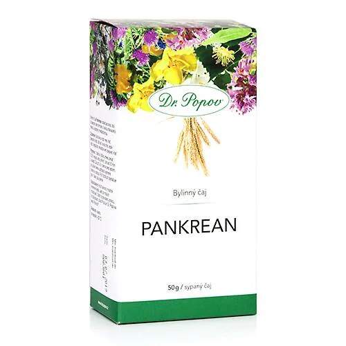 Levně Dr. Popov Pankrean – sypaný bylinný čaj 50 g (Směs 9 bylin s proskurníkem a ovsem pro pravidelný pitný režim)