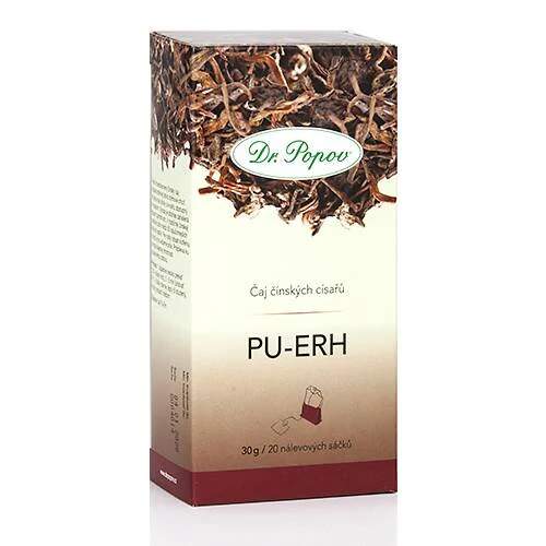 Levně Pu-erh – polofermentovaný čaj, 30 g (20 nálevových sáčků, nízký obsah kofeinu)