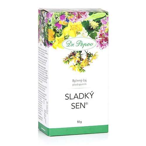 Levně Sladký sen® – sypaný bylinný čaj 50 g (Bylinná směs s meduňkou, třezalkou a levandulí pro večerní uvolnění)