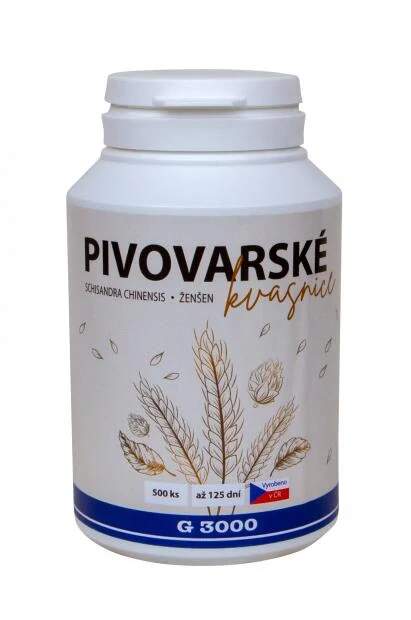 Levně PIVOVARSKÉ KVASNICE (s extraktem ze Schisandra chinensis a ženšenem. Doplněk stravy v tabletách.)