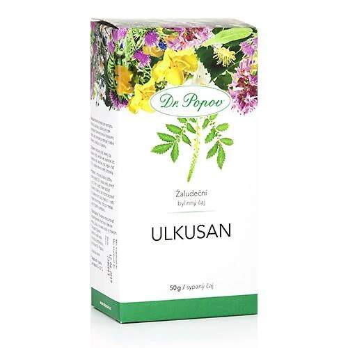 Dr. Popov Ulkusan – sypaný čaj 50 g (Bylinná směs pro pohodu žaludku a trávení)