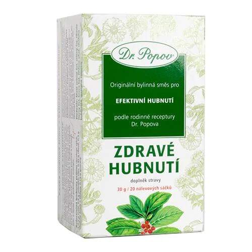 Levně Zdravé hubnutí – porcovaná bylinná směs, 30 g (20 sáčků, zelený čaj, maté, bříza, kopřiva, guarana, chaluha – doplněk stravy)