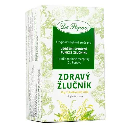 Levně Zdravý žlučník, porcovaná bylinná směs, 30 g (20 sáčků) (Podporuje trávení a činnost žlučníku. Doplněk stravy.)