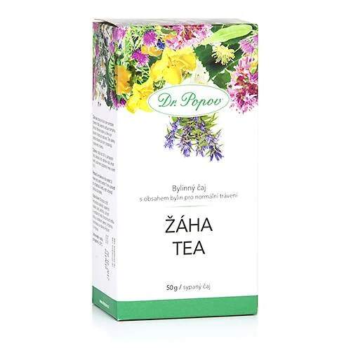 Levně Žáha tea sypaný čaj 50 g (Bylinná směs pro trávení a při nadýmání (máta, hořec, dobromysl))