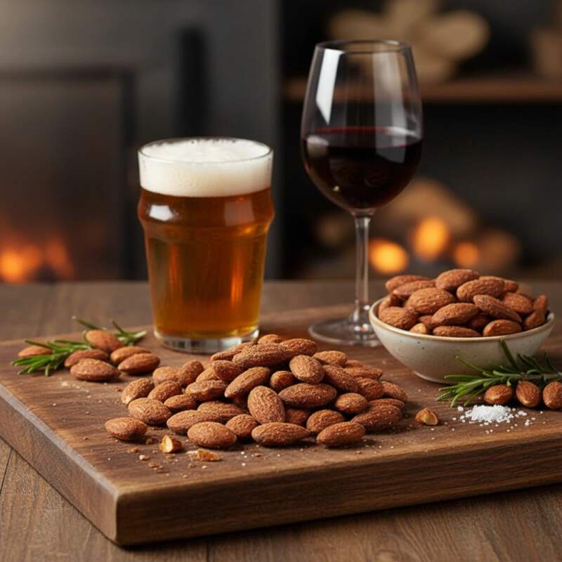 Levně Mandle uzené pražené solené 400 g (uzené pražené solené mandle)