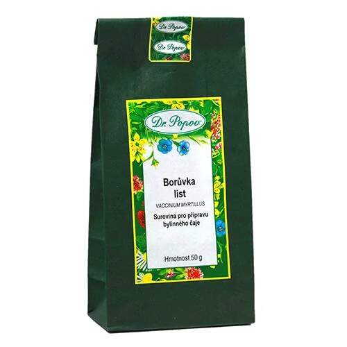 Levně Borůvka list 50 g (Surovina pro přípravu bylinného čaje)