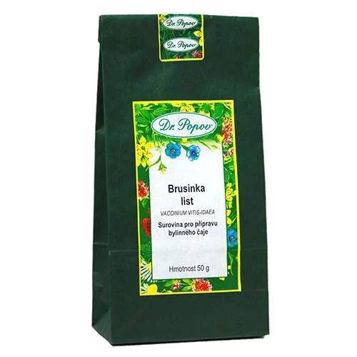 Levně Brusinka list, 50 g (Surovina pro přípravu bylinného čaje)
