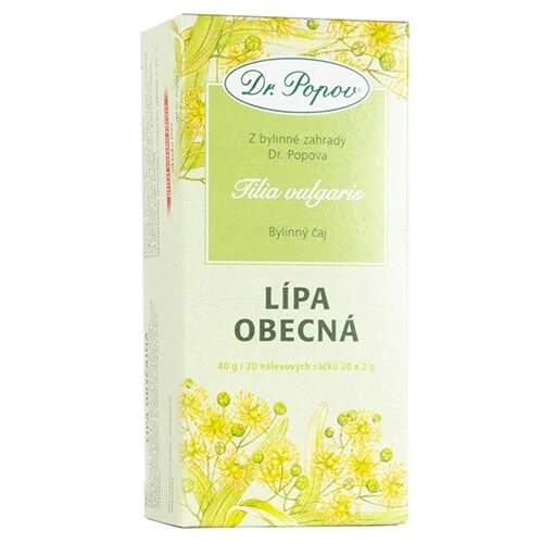 Levně Lípa obecná květ, 40 g (20×2 g) (Bylinný čaj v nálevových sáčcích – tradičně vyhledávaný v chladném období.)