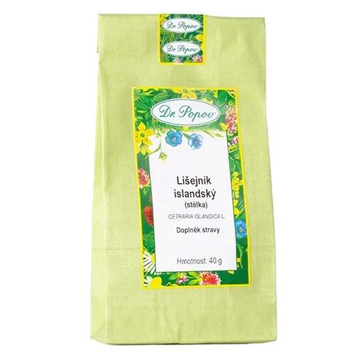Lišejník islandský – stélka 40 g (Surovina pro přípravu bylinného čaje.)