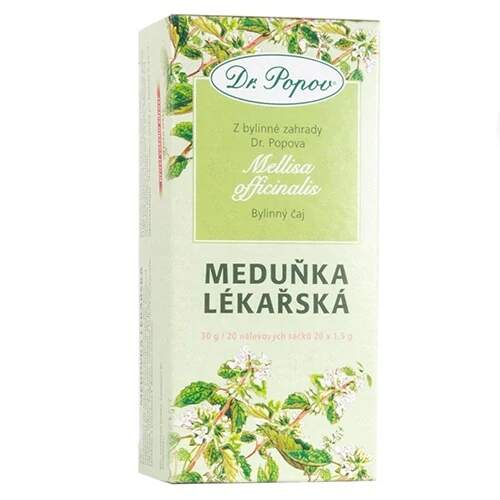 Levně Meduňka lékařská – čaj v sáčcích 20 × 1,5 g (30 g) (Příjemně citronově vonící bylinný čaj pro večerní pohodu a uvolnění.)