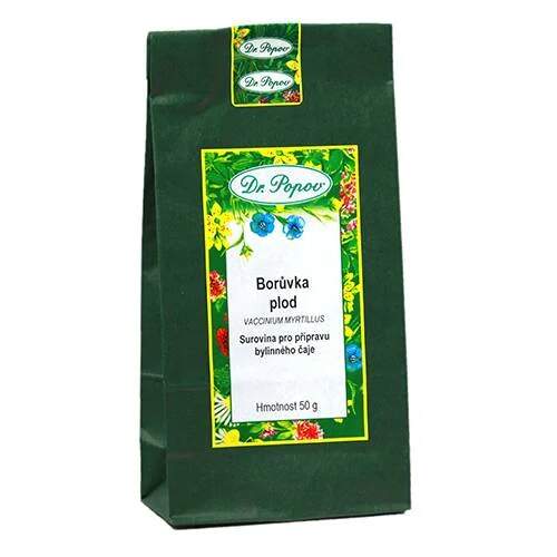 Levně Plod borůvky 50 g – sušené plody pro přípravu čaje (Surovina pro přípravu bylinného čaje)