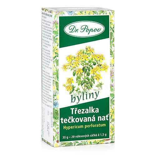 Levně Třezalka tečkovaná – nať, 20 nálevových sáčků (30 g) (Podpora duševní pohody, emoční rovnováhy a spánku)