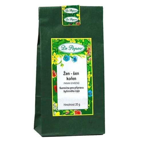 Levně Žen-šen (Panax ginseng) kořen, 20 g (Surovina pro přípravu bylinného čaje)