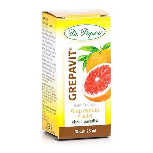 Levně GREPAVIT® – extrakt z grepových jader, 25 ml (Bylinné kapky z grepových jader. Pro vnitřní i zevní použití. Doplněk stravy.)