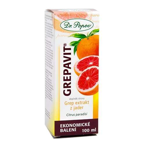 Levně GREPAVIT® – grepový extrakt ze semen, 100 ml (Bez alkoholu. S bioflavonoidy a vitaminem C. Doplněk stravy.)