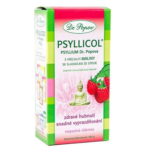 Levně Psyllicol® s příchutí maliny 100 g (Rozpustná vláknina z psyllia s malinovou příchutí.)