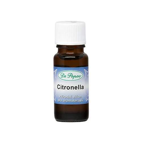 Citronella – éterický olej (silice) 10 ml (Svěží citrusově‑bylinná vůně. Do aromalampy, difuzéru i repelentních směsí. Pouze k zevnímu použití.)