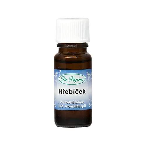 Levně Hřebíčková silice, 10 ml – do aromalampy, koupele i masáže (Kořeněná vůně hřebíčku. Pro aromaterapii, koupele a masáže. Jen zevně; může dráždit pokožku. Nevhodná pro epileptiky.)