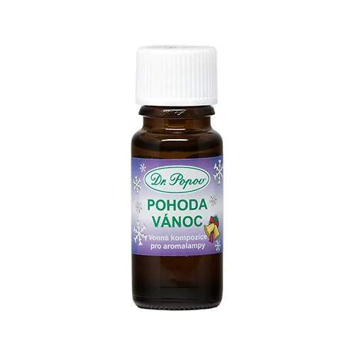 Pohoda Vánoc – vonná kompozice 10 ml (Skořice, pomeranč a hřebíček. Do aromalampy, difuzéru, sauny, koupele i auta.)