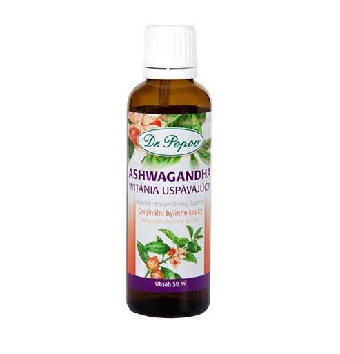 Levně Ashwagandha – bylinné kapky z kořene 50 ml (tinktura) (Withania somnifera, kapátko, cca 35 % alkoholu, doplněk stravy)
