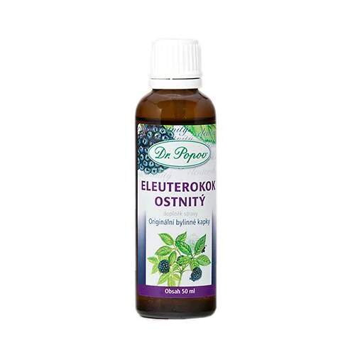 Levně Eleuterokok ostnitý – bylinné kapky 50 ml (Podpora vitality, soustředění a odolnosti. Doplněk stravy.)