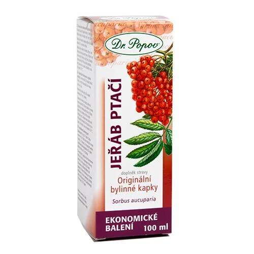 Jeřáb ptačí – originální bylinné kapky 100 ml (Tradičně užívané pro ženský komfort, vitalitu a přirozenou obranyschopnost. Doplněk stravy.)