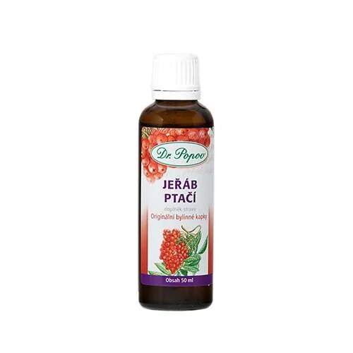 Levně Jeřáb ptačí – bylinné kapky 50 ml (Lihový extrakt z plodů jeřábu ptačího. Doplněk stravy.)