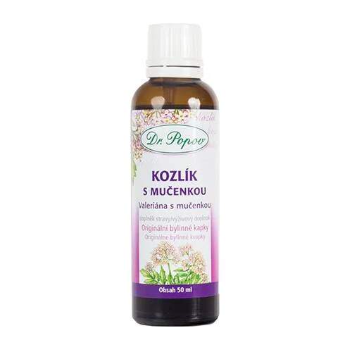 Levně Kozlík s mučenkou – originální bylinné kapky 50 ml (Duševní rovnováha a klidný spánek. Doplněk stravy.)