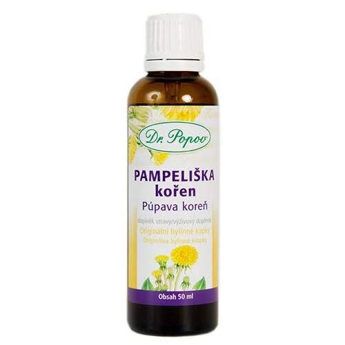Levně Pampeliška kořen – originální bylinné kapky 50 ml (Tradičně užívané k podpoře trávení a normální činnosti jater. Doplněk stravy.)