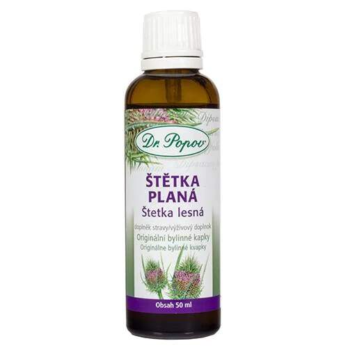 Levně Štětka planá – originální bylinné kapky 50 ml (Tinktura z kořene štětky plané (Dipsacus fullonum). Doplněk stravy.)