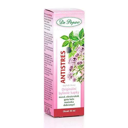 Levně Antistres – originální bylinné kapky 50 ml (Podpora duševní pohody, relaxace a zvládání stresu. Doplněk stravy.)