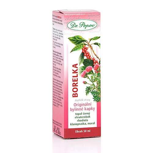 Levně Borelka – originální bylinné kapky 50 ml (Doplněk stravy. Tradiční bylinná směs pro vitalitu a přirozenou obranyschopnost.)