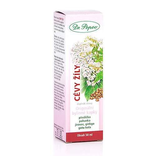Levně Cévy & Žíly – bylinné kapky 50 ml (Pro žilní komfort a mikrocirkulaci. Doplněk stravy.)